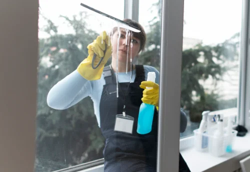 Nettoyage de vitres intérieures et extérieures à la Brionne